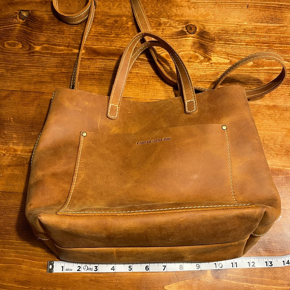 Portland Leather Brown Crossbody Bag